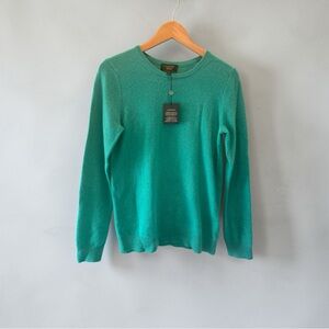 Charter Club Teal Cashmere Crewneck